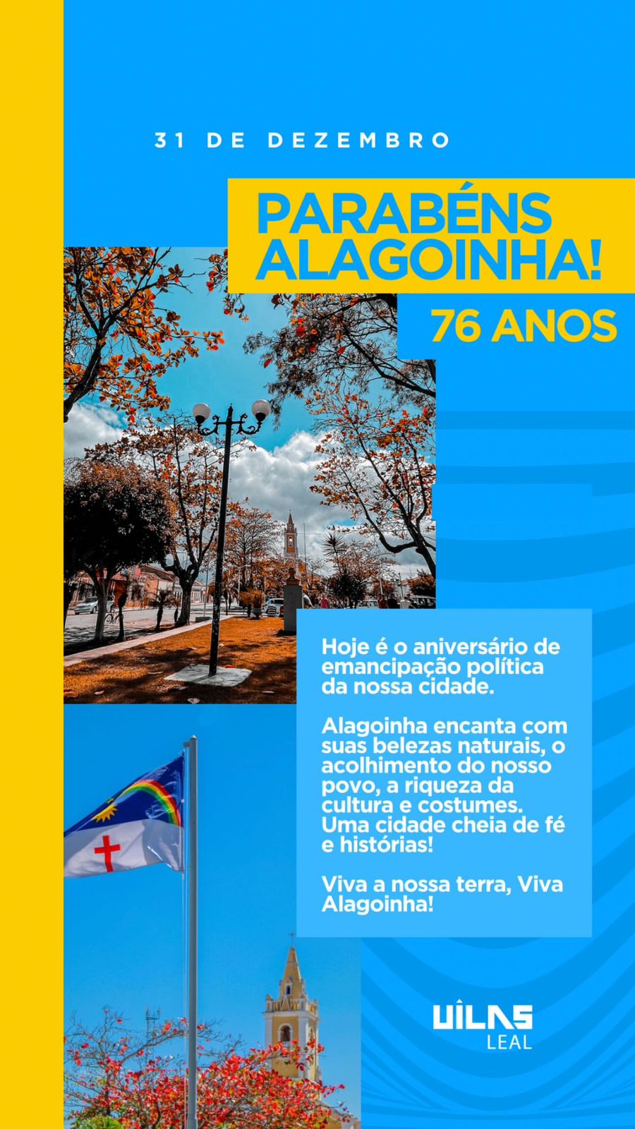 Feliz aniversário Alagoinha