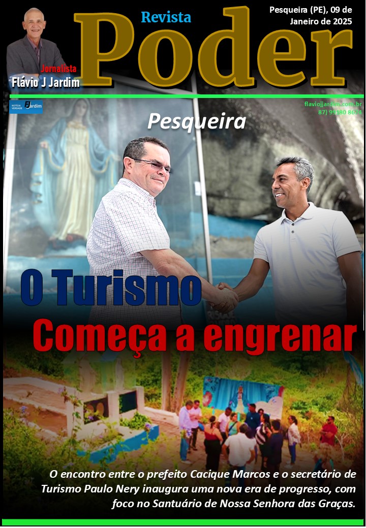SECRETÁRIO DE TURISMO DO ESTADO MANTÉM ENCONTRO COM O PREFEITO CACIQUE MARCOS. Cimbres e Pesqueira: Fé, Cultura e Parcerias para o Futuro