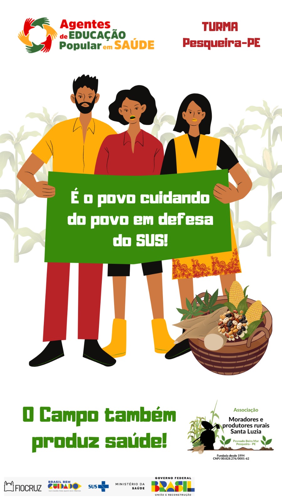 CAMPO TAMBÉM PRODUZ SAÚDE
