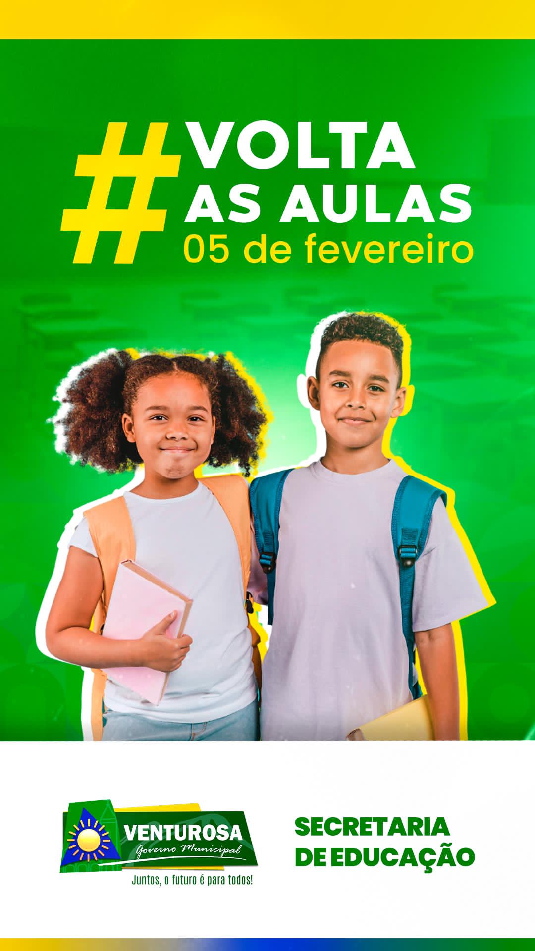 volte as aulas