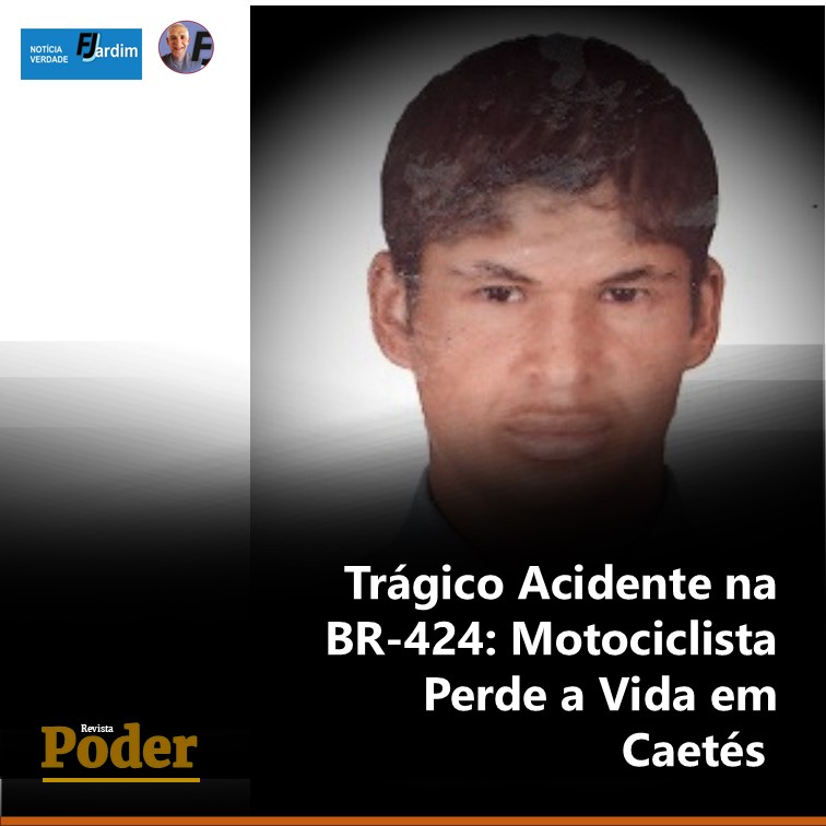 Trágico Acidente na BR-424: Motociclista Perde a Vida em Caetés