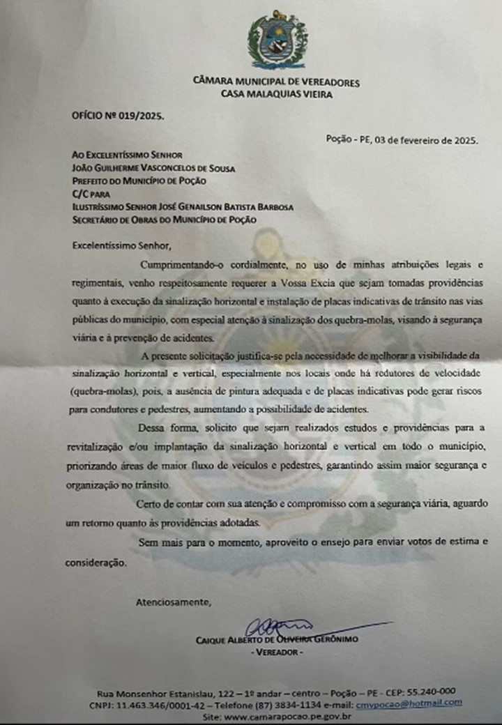 sinalização
