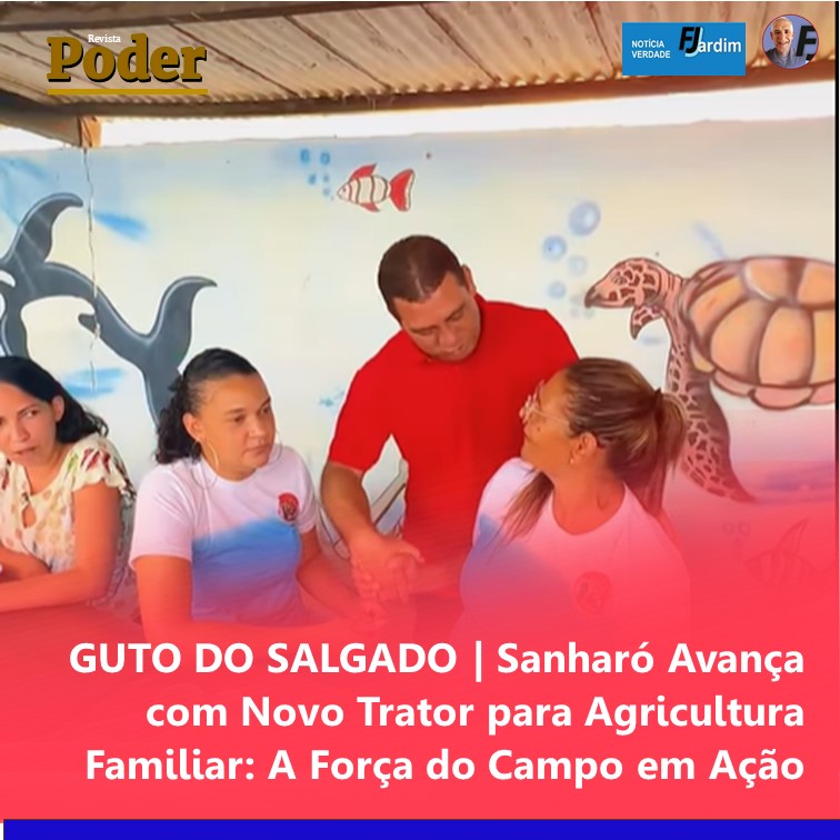 GUTO DO SALGADO | Sanharó Avança com Novo Trator para Agricultura Familiar: A Força do Campo em Ação