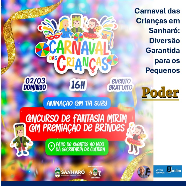 Carnaval das Crianças em Sanharó: Diversão Garantida para os Pequenos