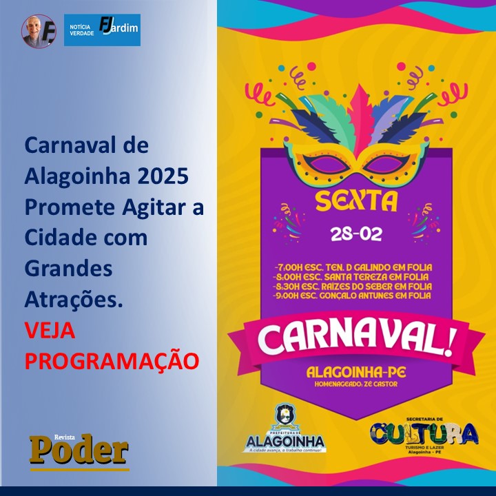 Carnaval de Alagoinha 2025 Promete Agitar a Cidade com Grandes Atrações