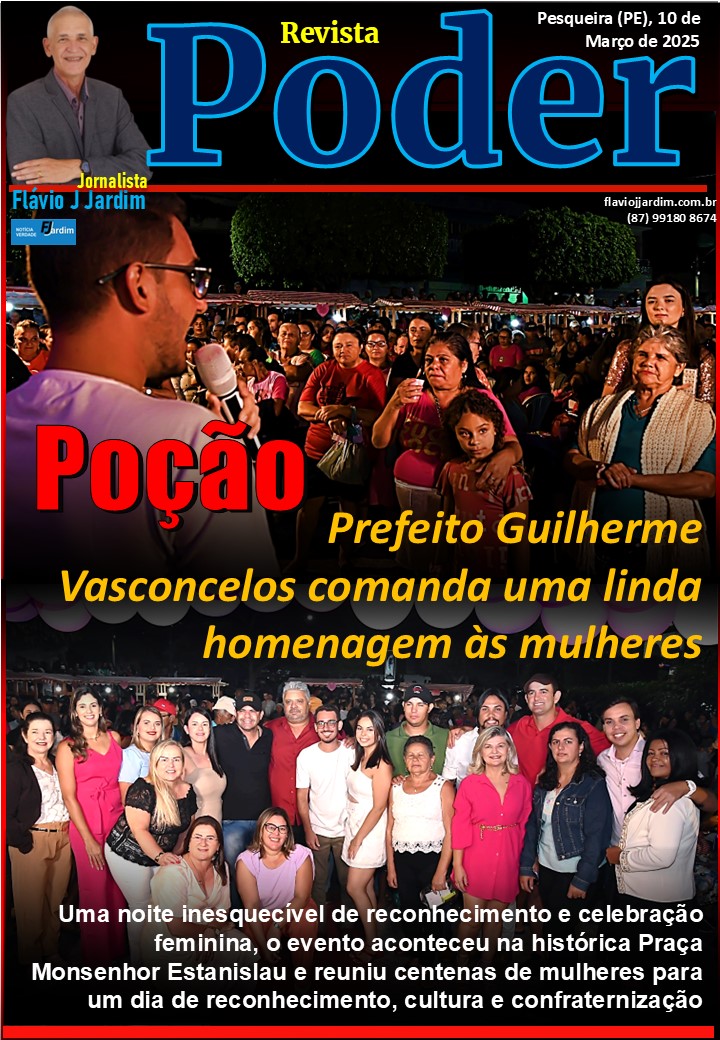 MULHERES DE POÇÃO | Prefeito Guilherme Vasconcelos comanda uma linda homenagem às mulheres em Poção