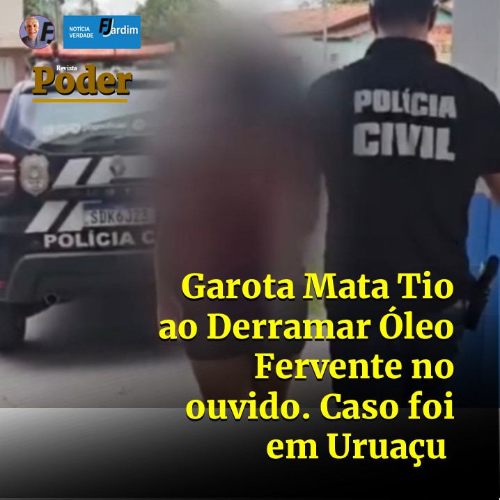 Adolescente Mata Tio ao Derramar Óleo Quente em Uruaçu