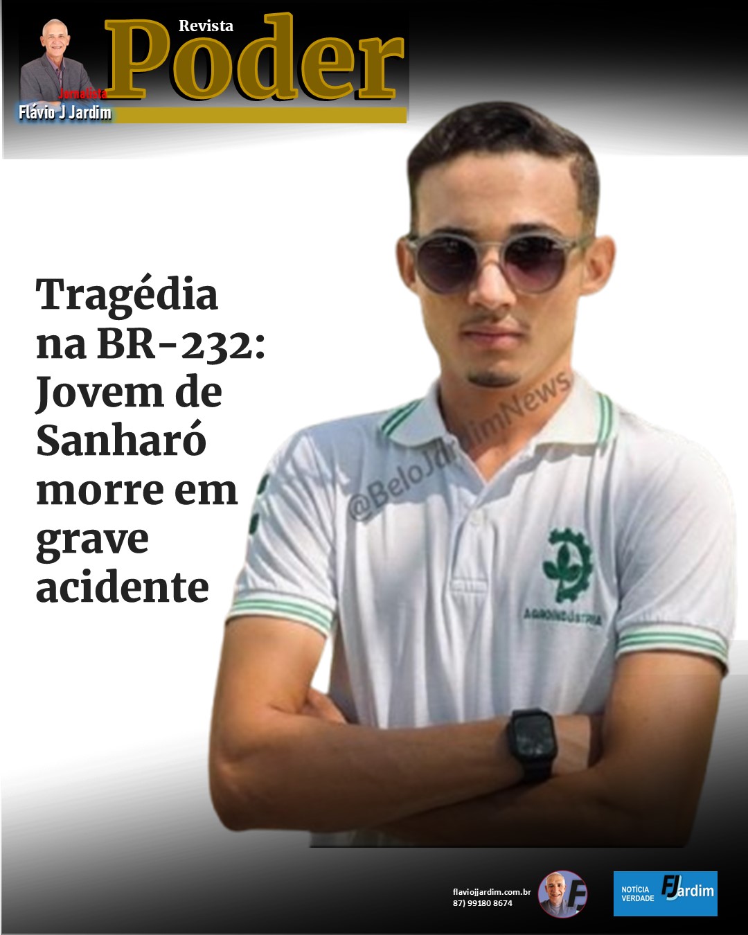 Tragédia na BR-232: Jovem de Sanharó morre em grave acidente