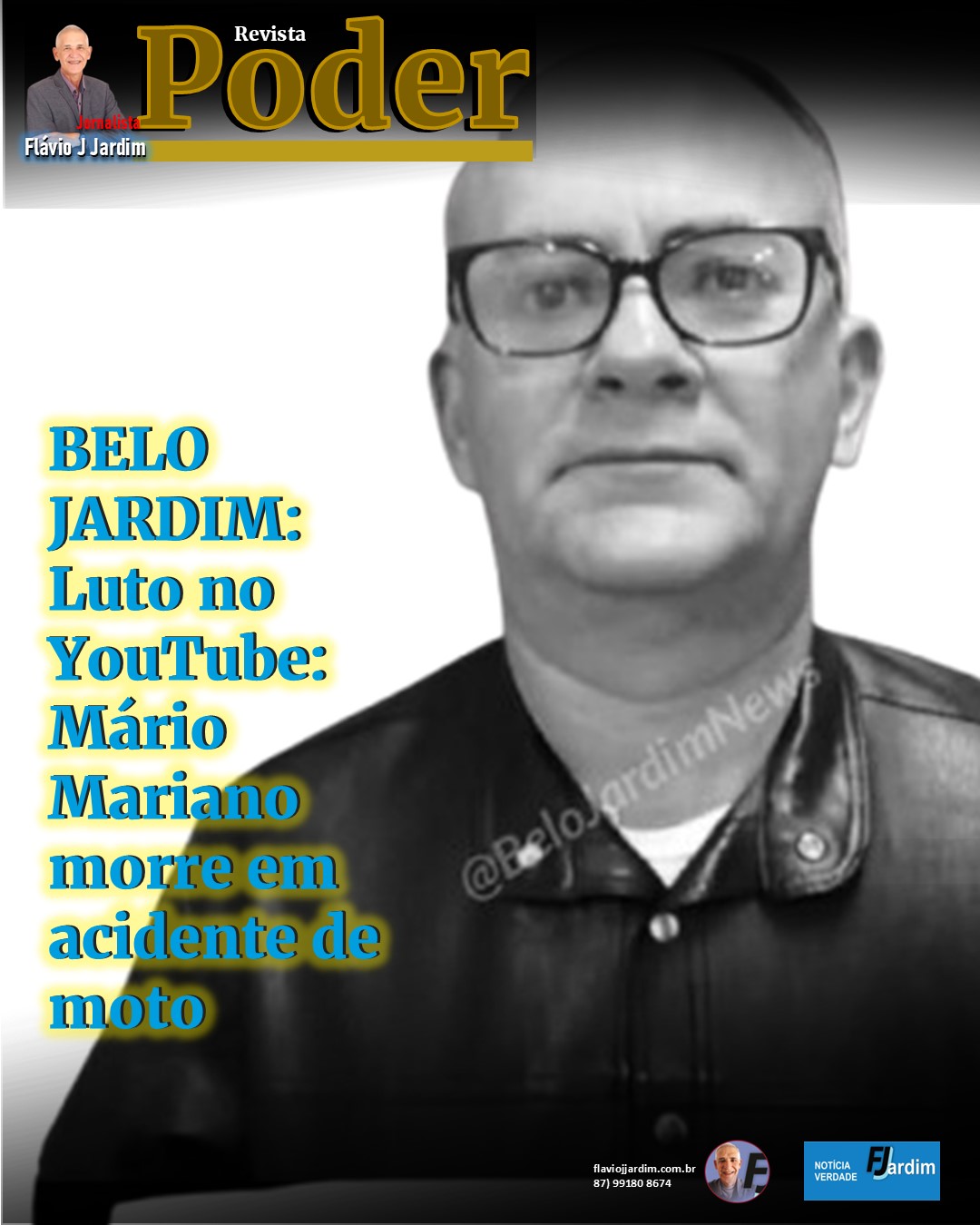 Luto no YouTube: Mário Mariano morre em acidente de moto