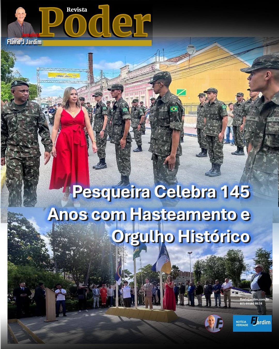 Pesqueira Celebra 145 Anos com Hasteamento e Orgulho Histórico