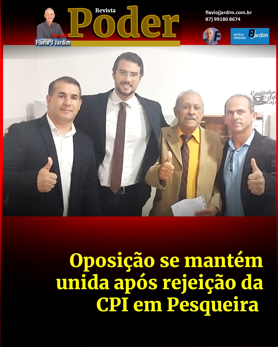 Oposição se mantém unida após rejeição da CPI em Pesqueira