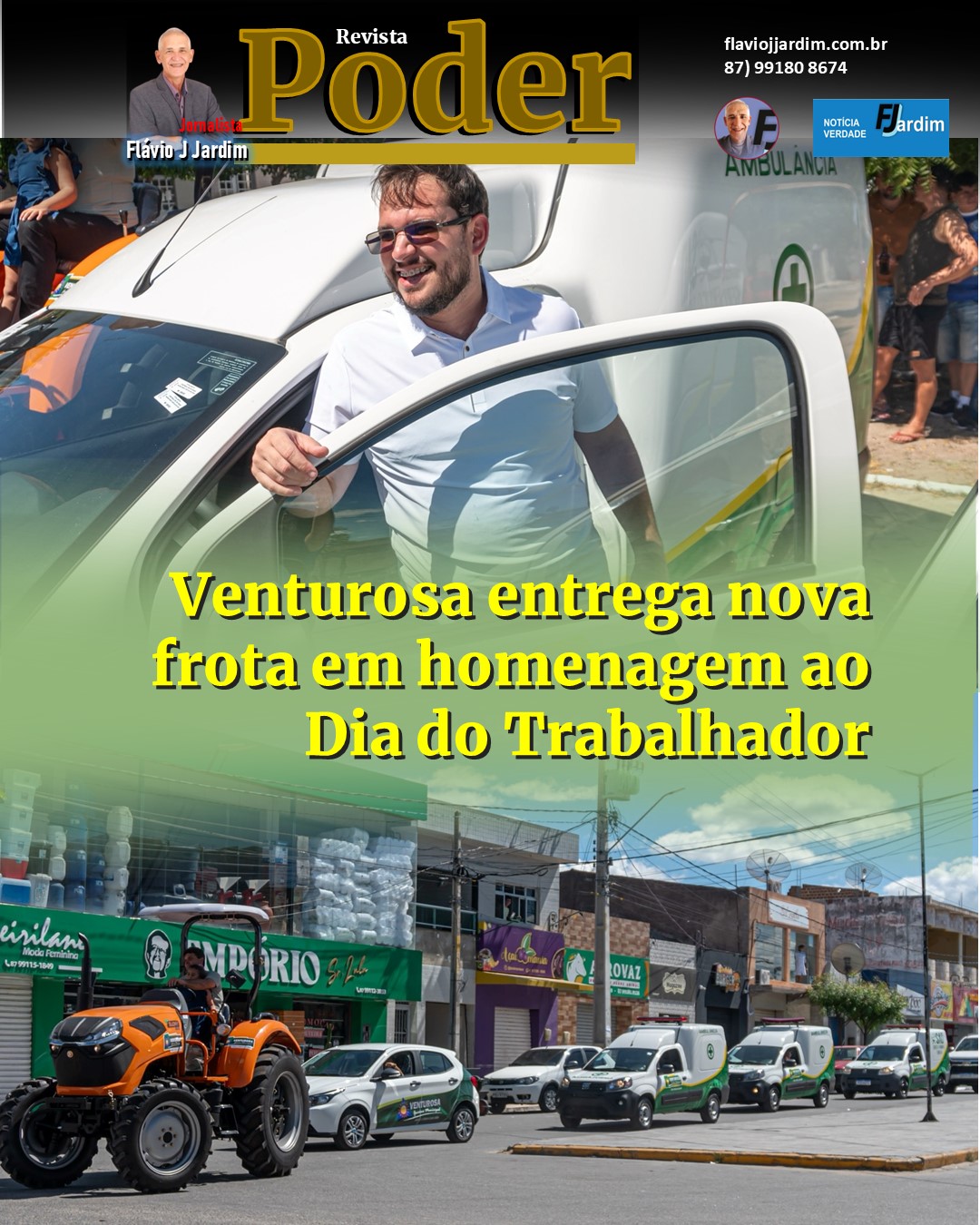 Venturosa entrega nova frota em homenagem ao Dia do Trabalhador