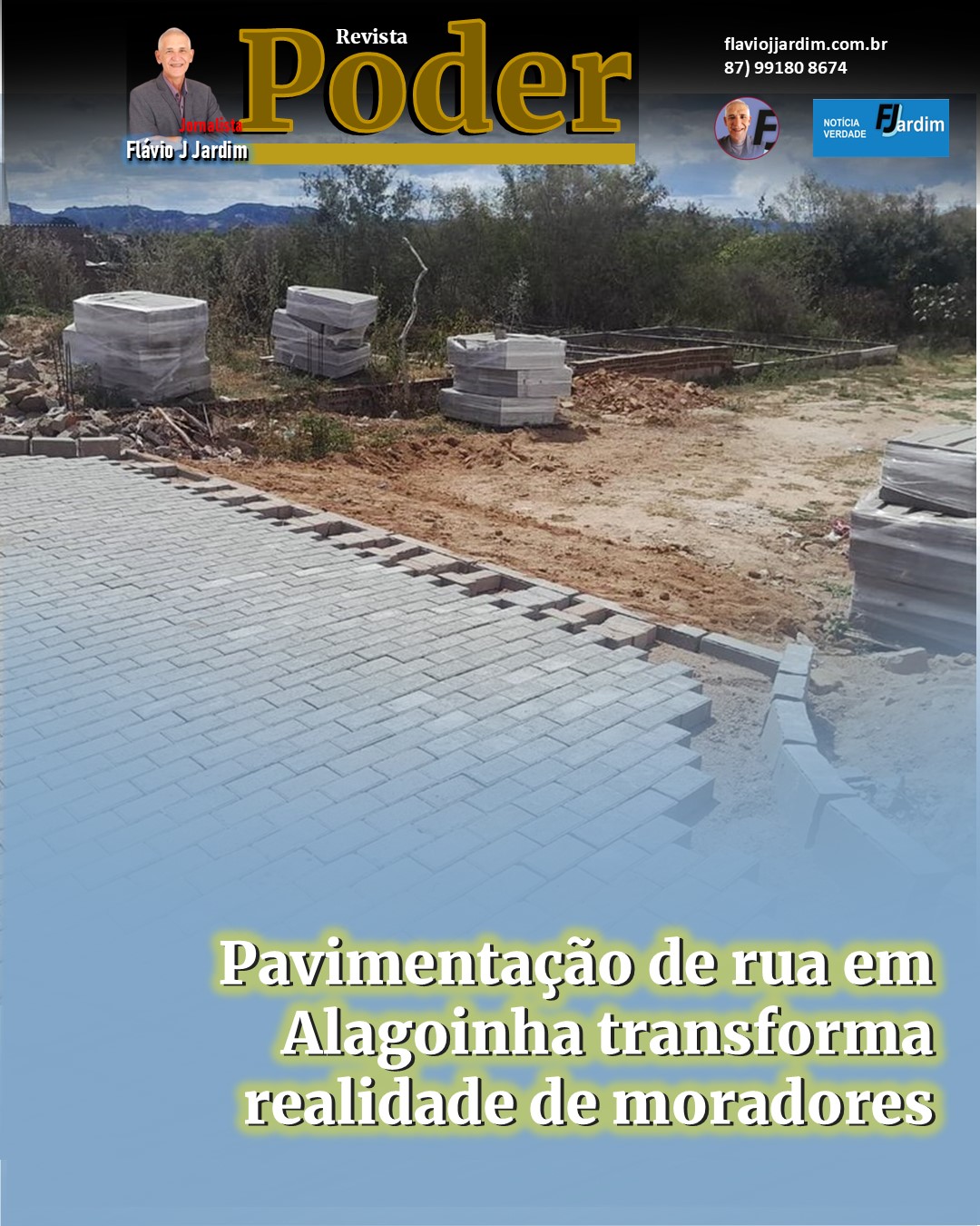 Pavimentação de rua em Alagoinha transforma realidade de moradores