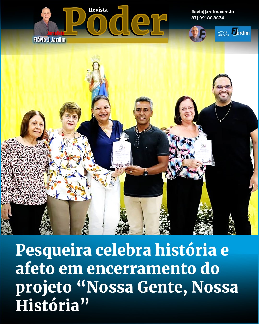 Pesqueira celebra história e afeto em encerramento do projeto “Nossa Gente, Nossa História”
