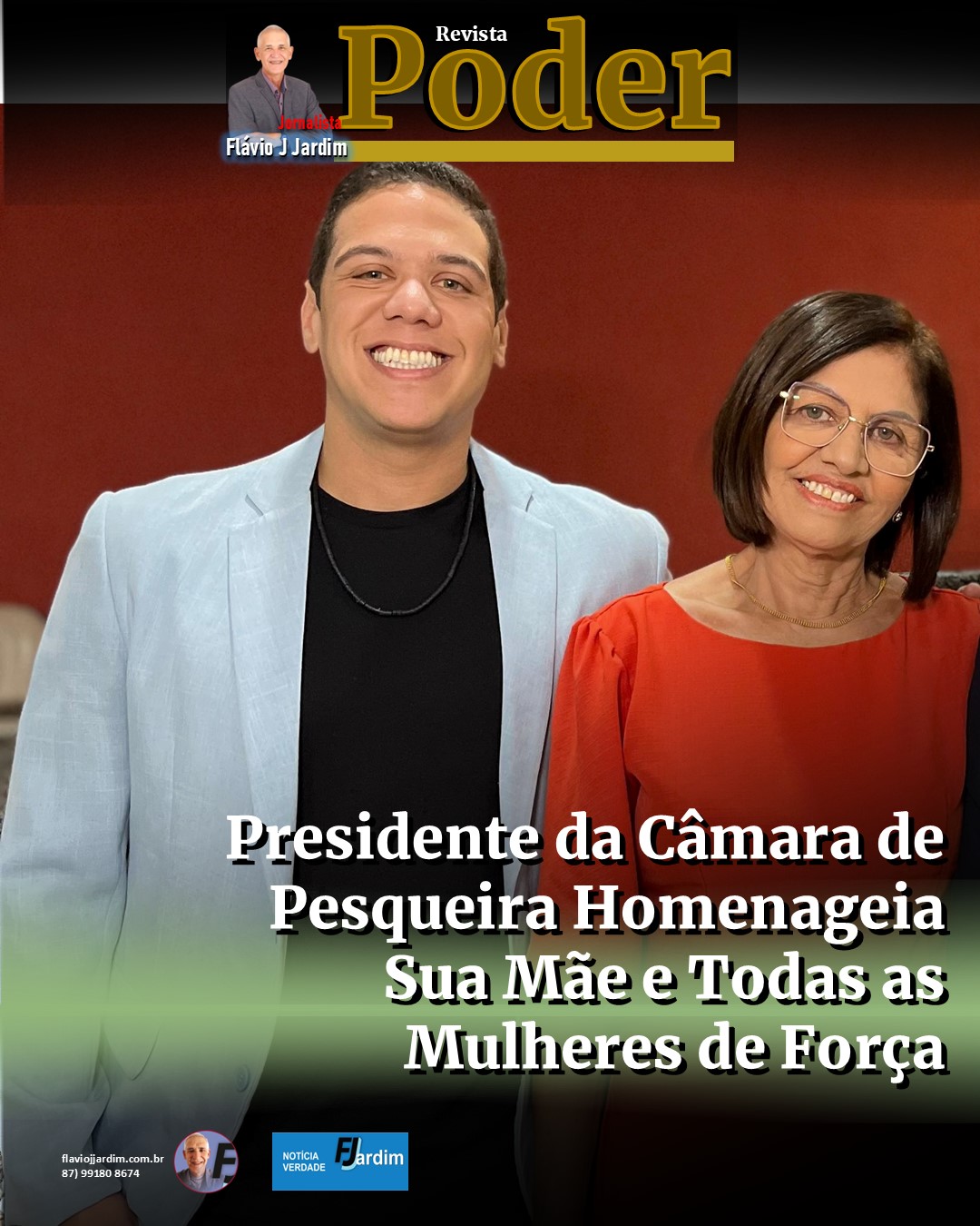 Presidente da Câmara de Pesqueira Homenageia Sua Mãe e Todas as Mulheres de Força