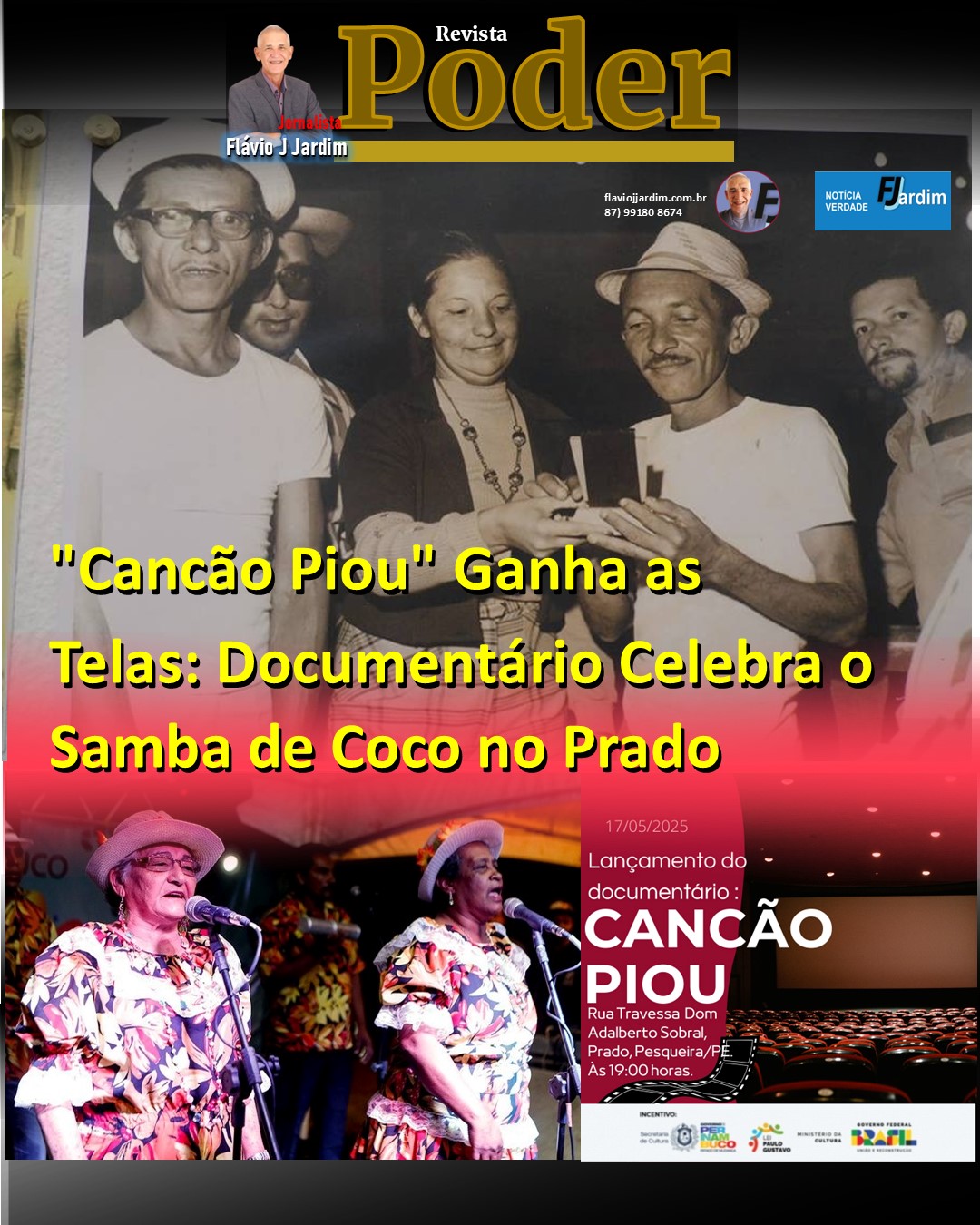 "Cancão Piou" Ganha as Telas: Documentário Celebra o Samba de Coco no Prado
