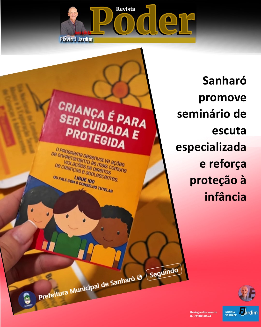 Sanharó promove seminário de escuta especializada e reforça proteção à infância