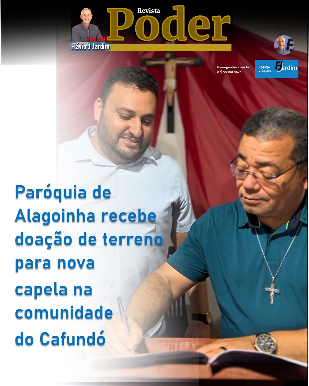 Paróquia de Alagoinha recebe doação de terreno para nova capela na comunidade do Cafundó