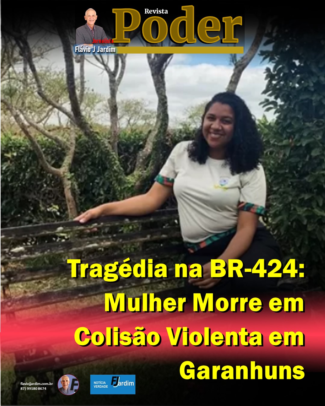 Tragédia na BR-424: Mulher Morre em Colisão Violenta em Garanhuns