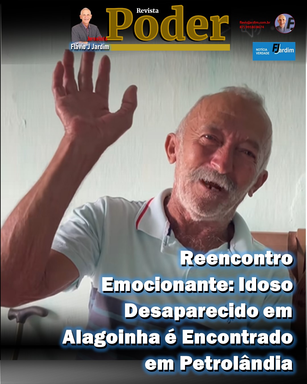 Reencontro Emocionante: Idoso Desaparecido em Alagoinha é Encontrado em Petrolândia