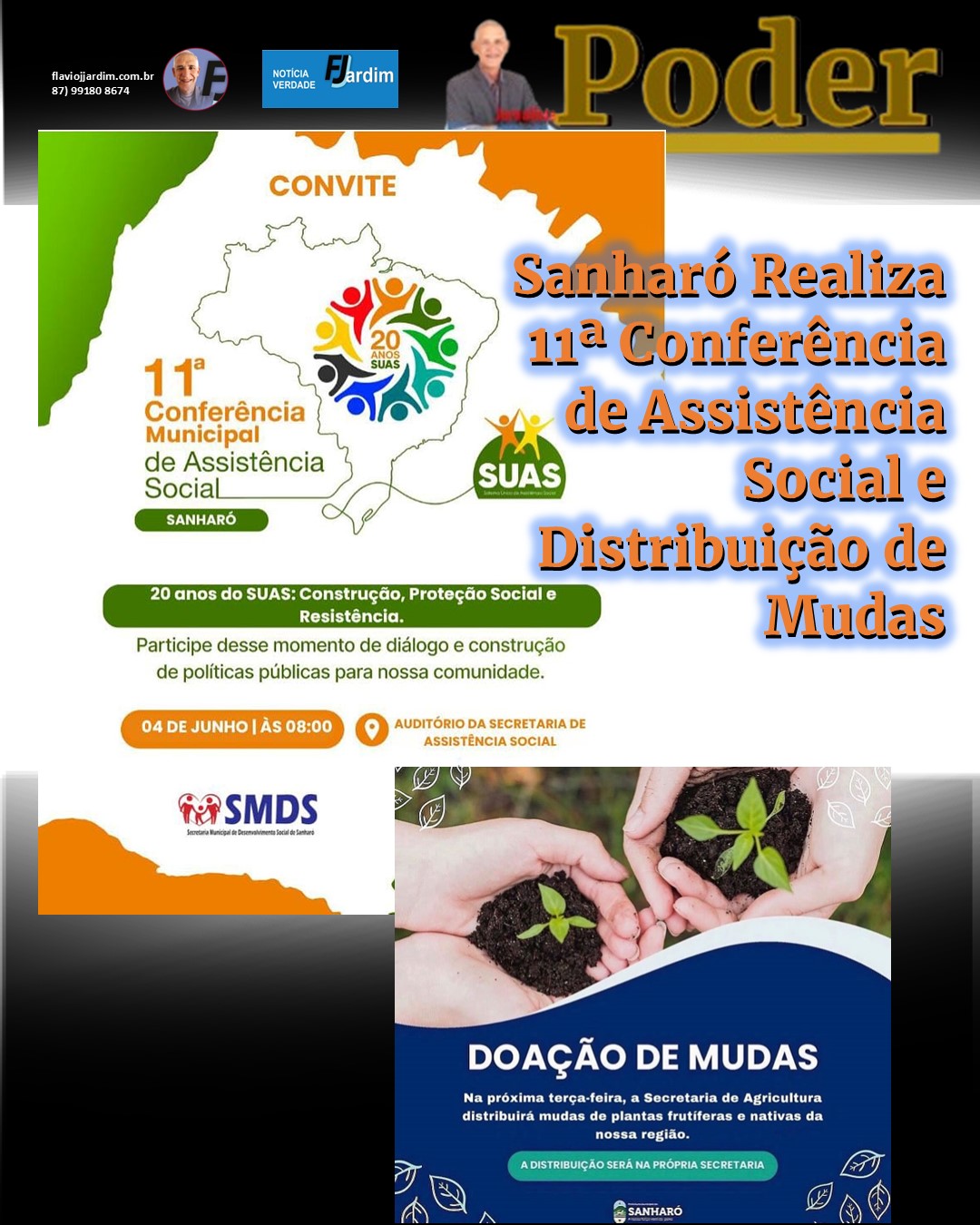 Sanharó Realiza 11ª Conferência de Assistência Social e Distribuição de Mudas