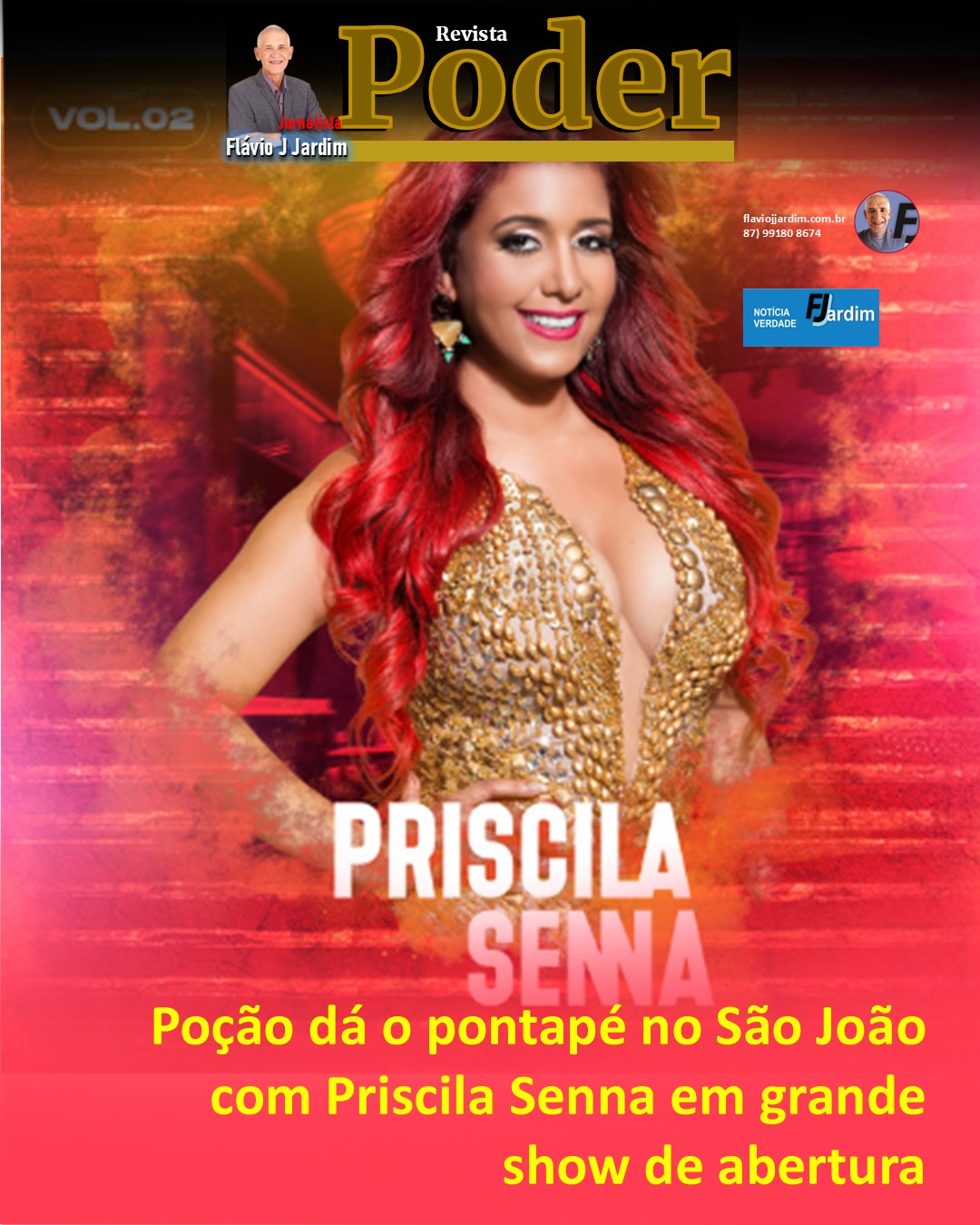 🎤 Poção dá o pontapé no São João com Priscila Senna em grande show de abertura