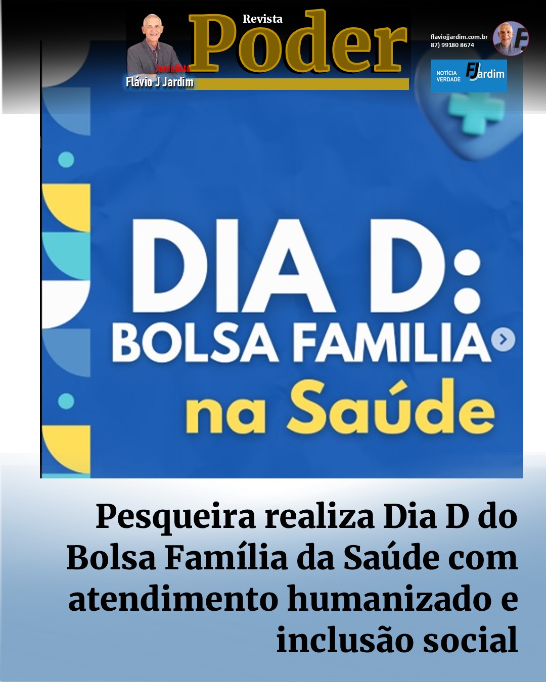 Pesqueira realiza Dia D do Bolsa Família da Saúde com atendimento humanizado e inclusão social