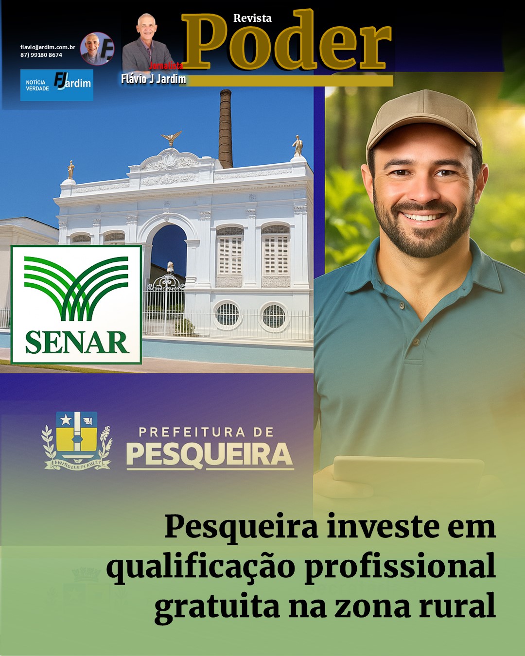 Pesqueira investe em qualificação profissional gratuita na zona rural