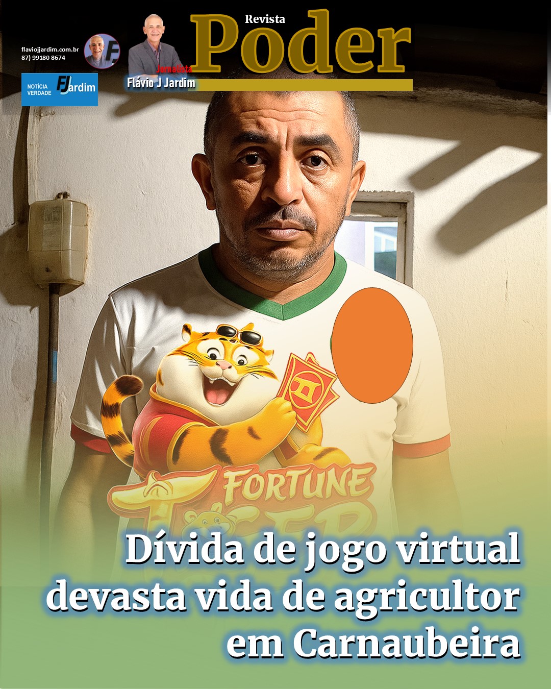 Dívida de jogo virtual devasta vida de agricultor em Carnaubeira