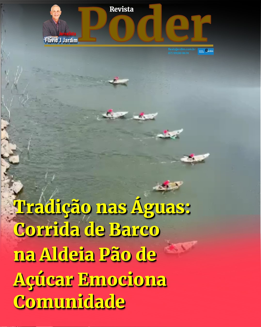 🛶 Tradição nas Águas: Corrida de Barco na Aldeia Pão de Açúcar Emociona Comunidade