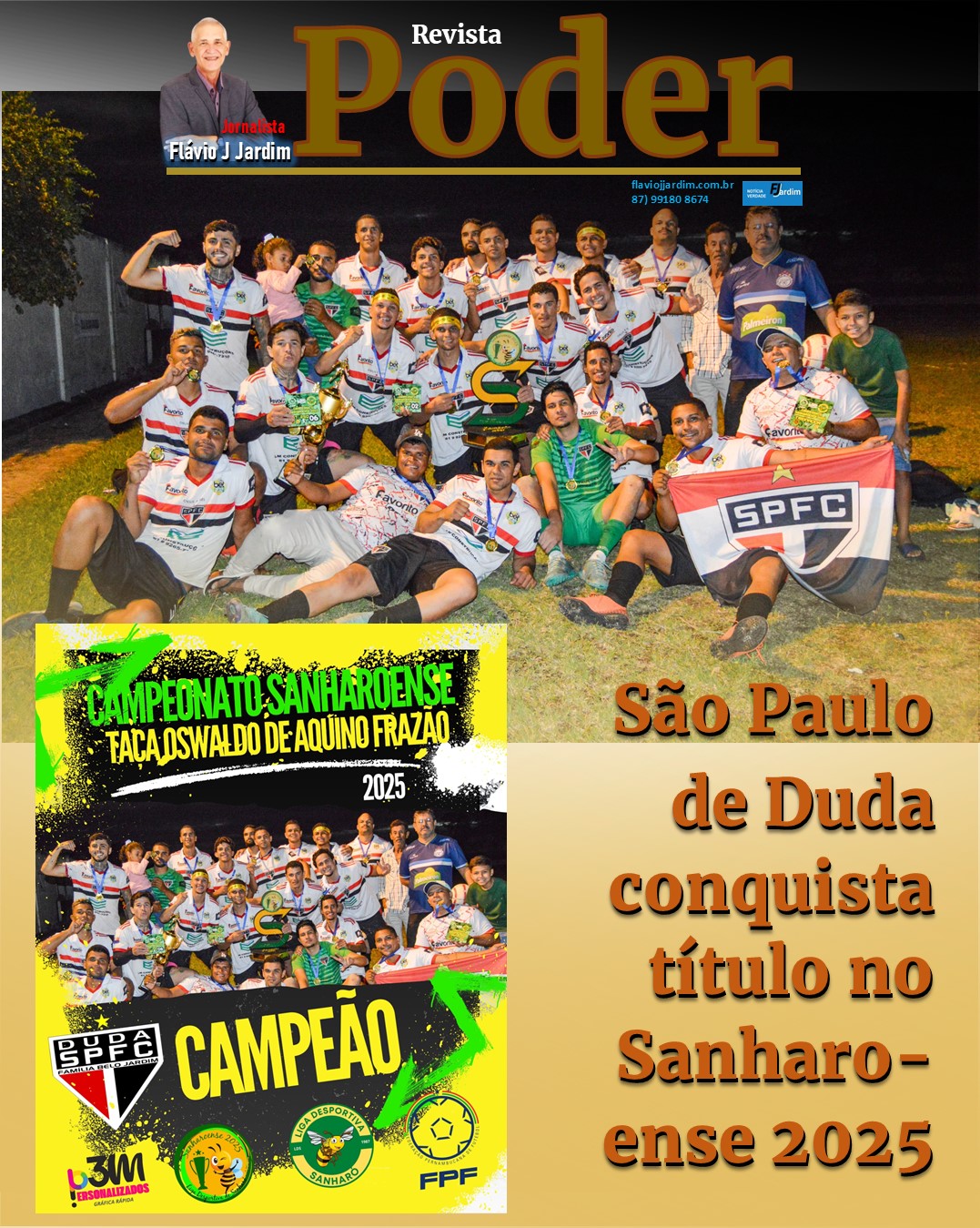 São Paulo de Duda conquista título no Sanharóense 2025
