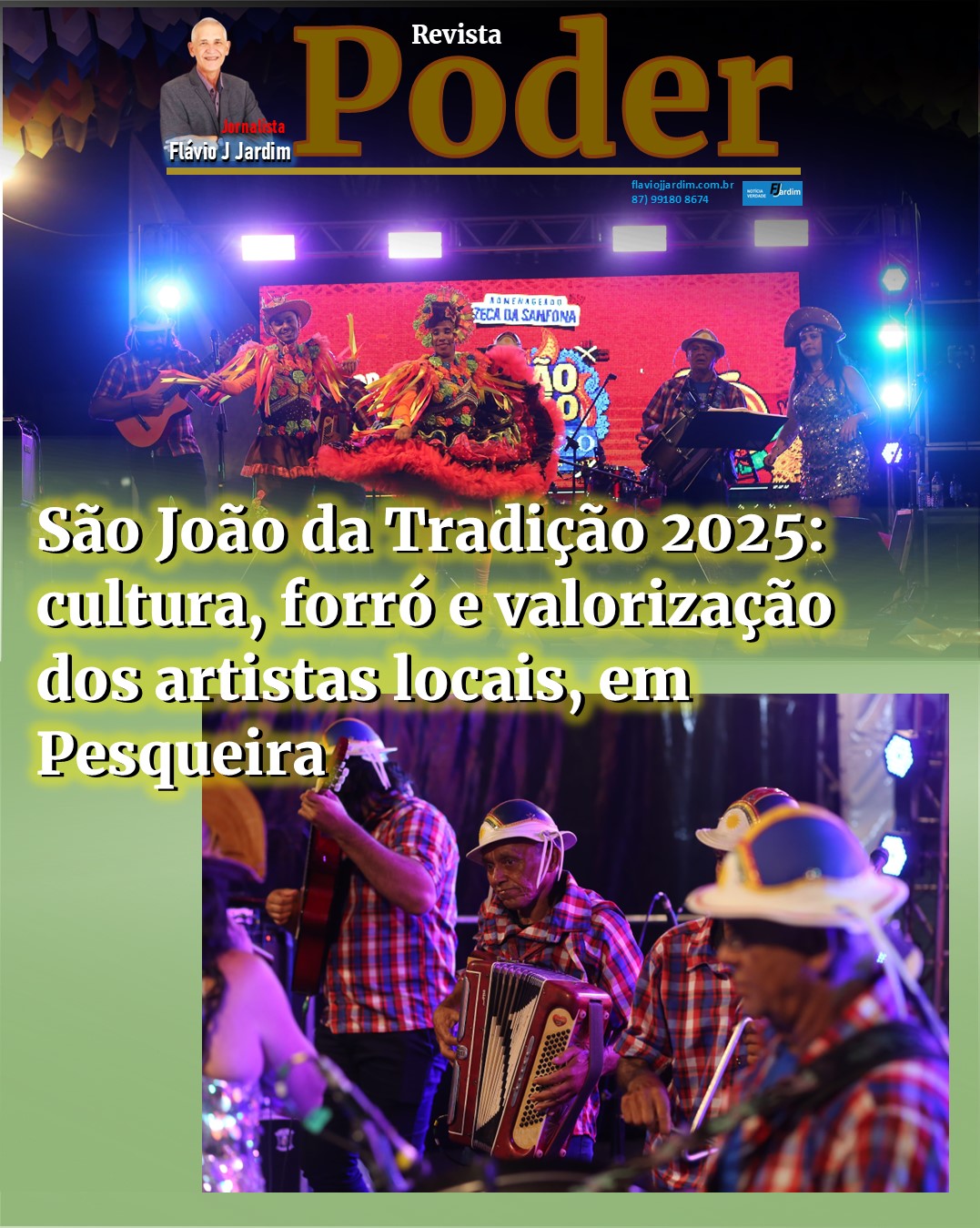 São João da Tradição 2025: cultura, forró e valorização dos artistas locais, em Pesqueira