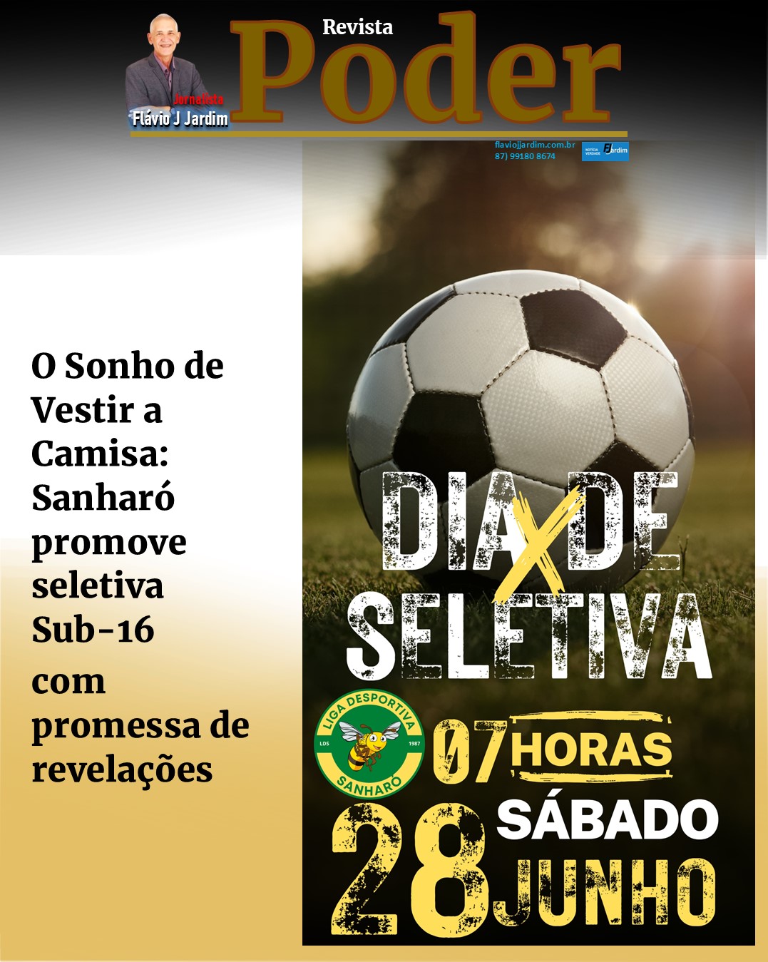 O Sonho de Vestir a Camisa: Sanharó promove seletiva Sub-16 com promessa de revelações