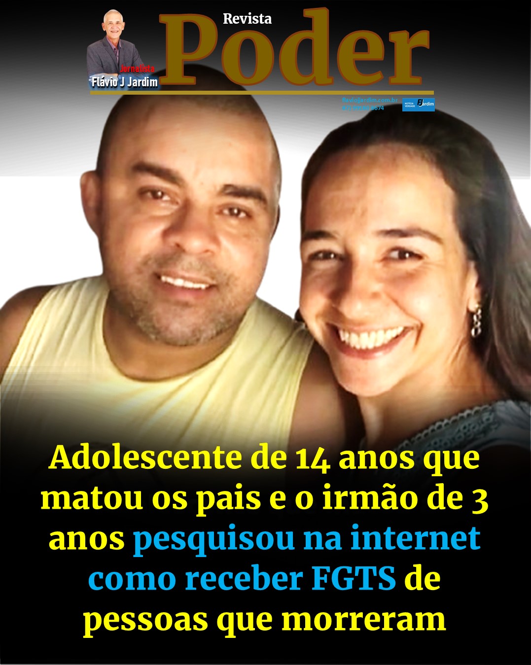 Adolescente de 14 anos que matou os pais e o irmão de 3 anos pesquisou na internet como receber FGTS de pessoas que morreram