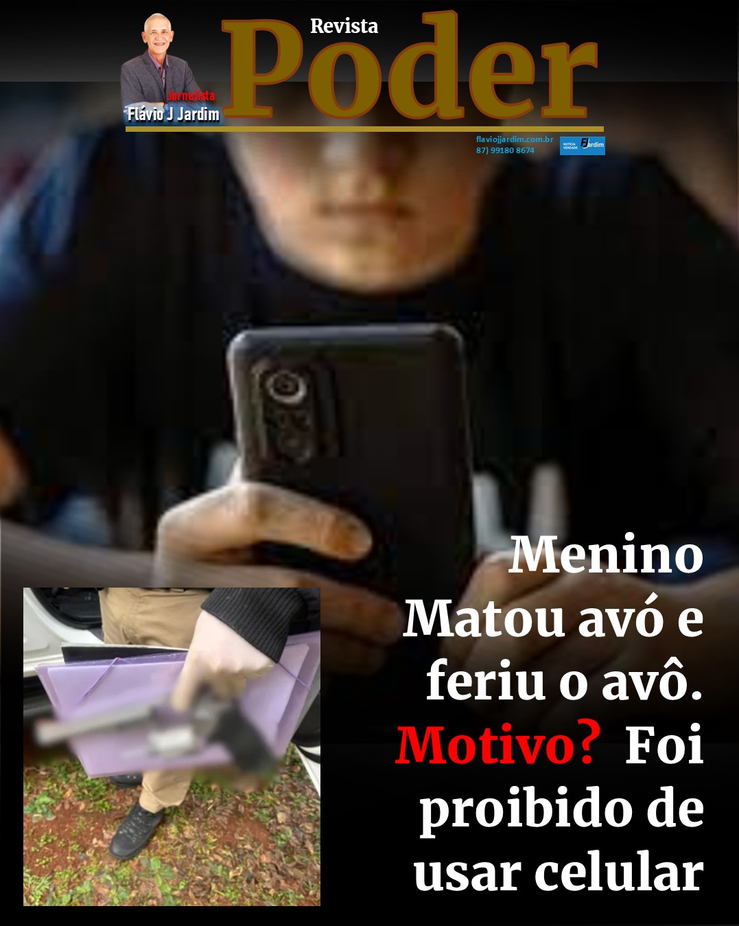 MUNDO LOUCO | TRAGÉDIA NO PARANÁ. Foi proibido de usar celular e matou avó e feriu avô