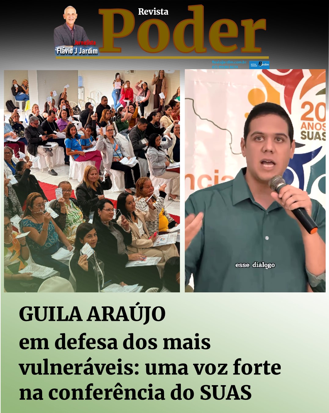 GUILA ARAÚJO em defesa dos mais vulneráveis: uma voz forte na conferência do suas