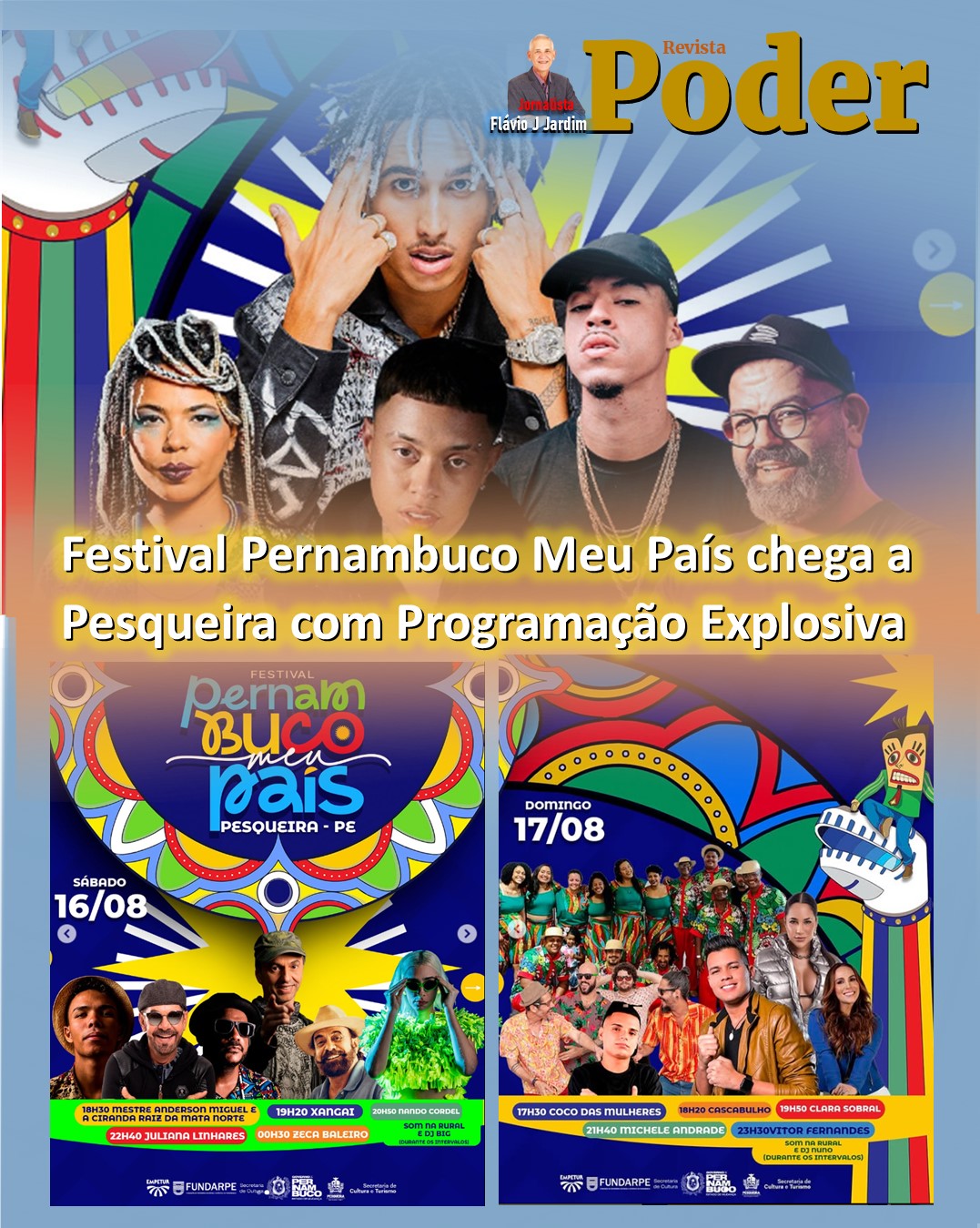 Festival Pernambuco Meu País Chega a Pesqueira com Programação Explosiva