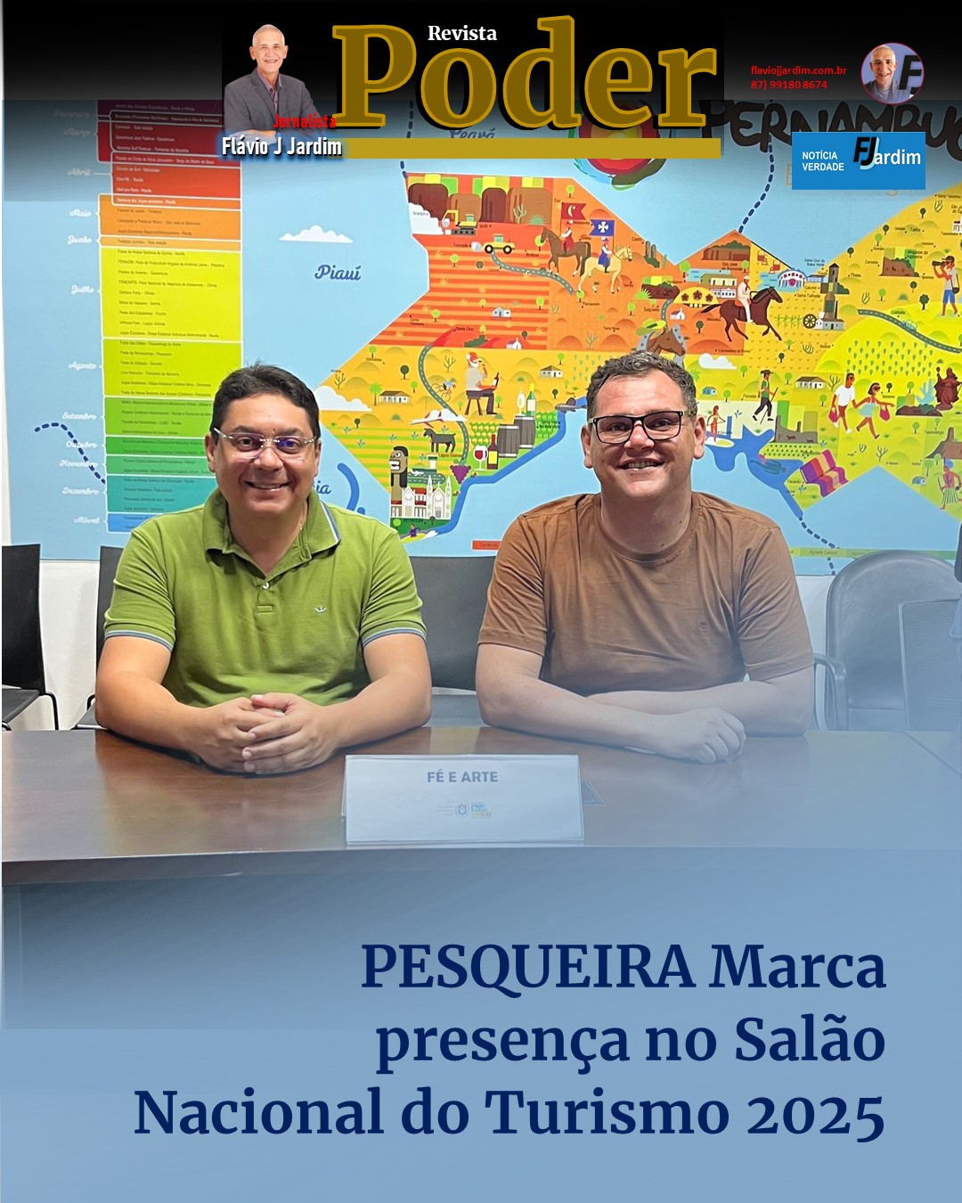 PESQUEIRA Marca presença no Salão nacional do turismo 2025