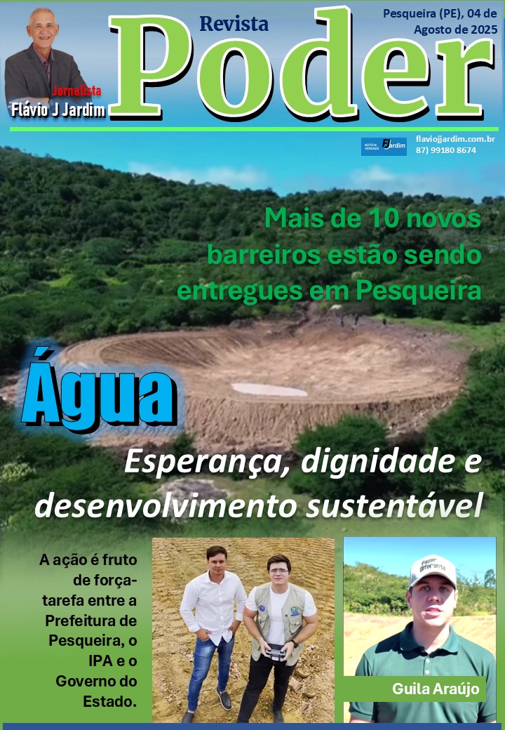 FAZER DIFERENTE | Esperança e Água: Pesqueira começa a ganhar mais de 10 Barreiros e Muda o Destino da Zona Rural