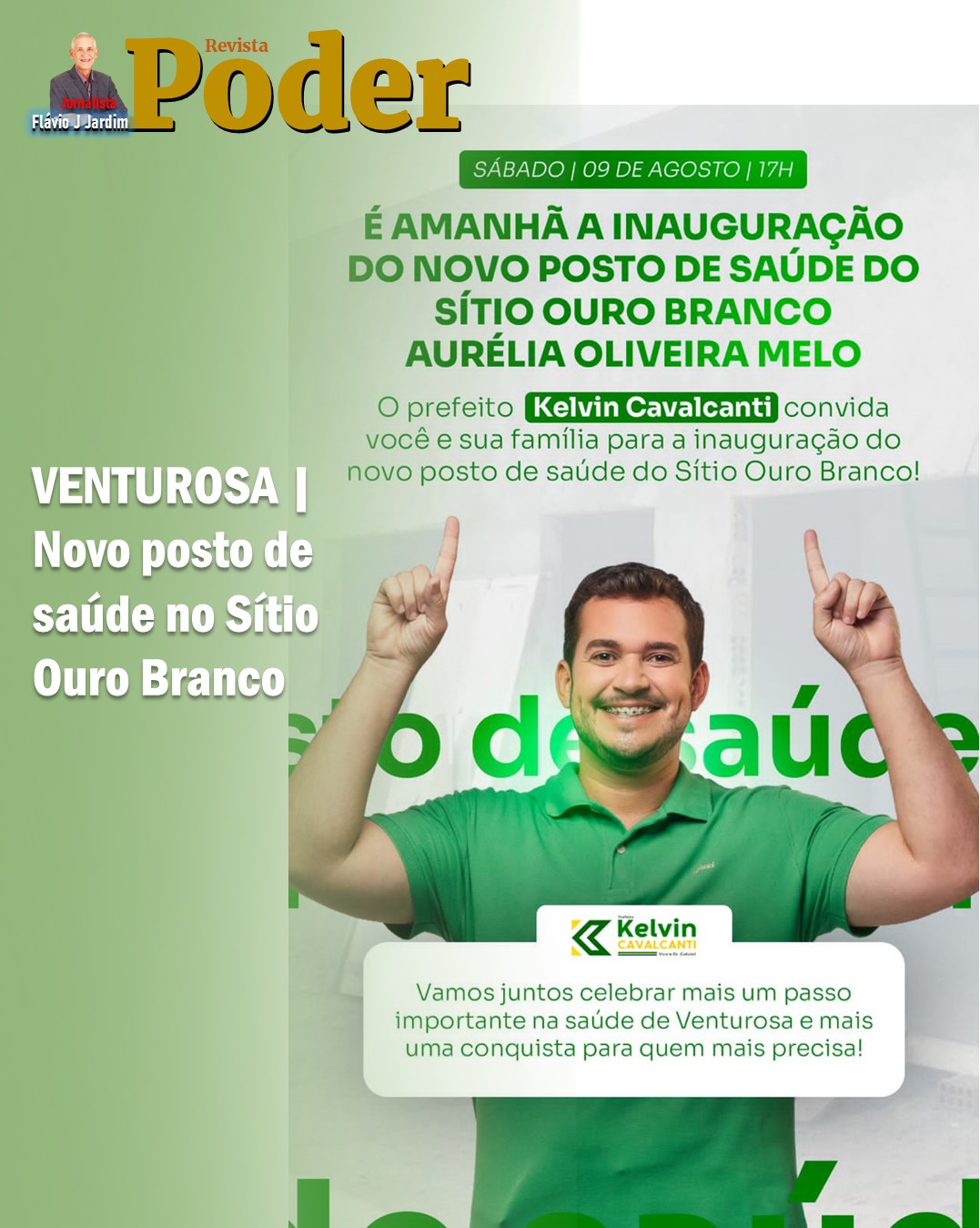 VENTUROSA | Novo posto de saúde no Sítio Ouro Branco