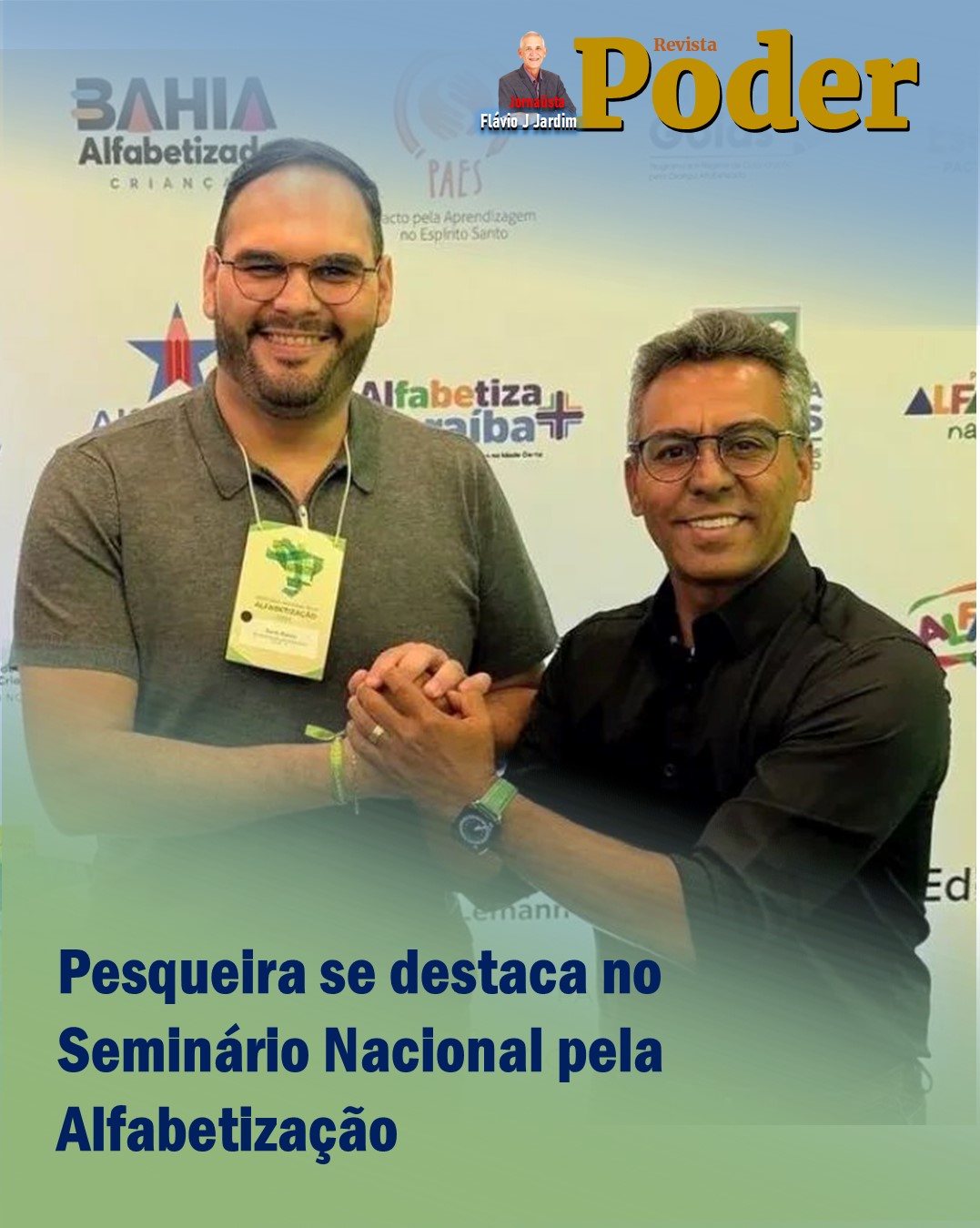 Pesqueira se destaca no Seminário Nacional pela Alfabetização