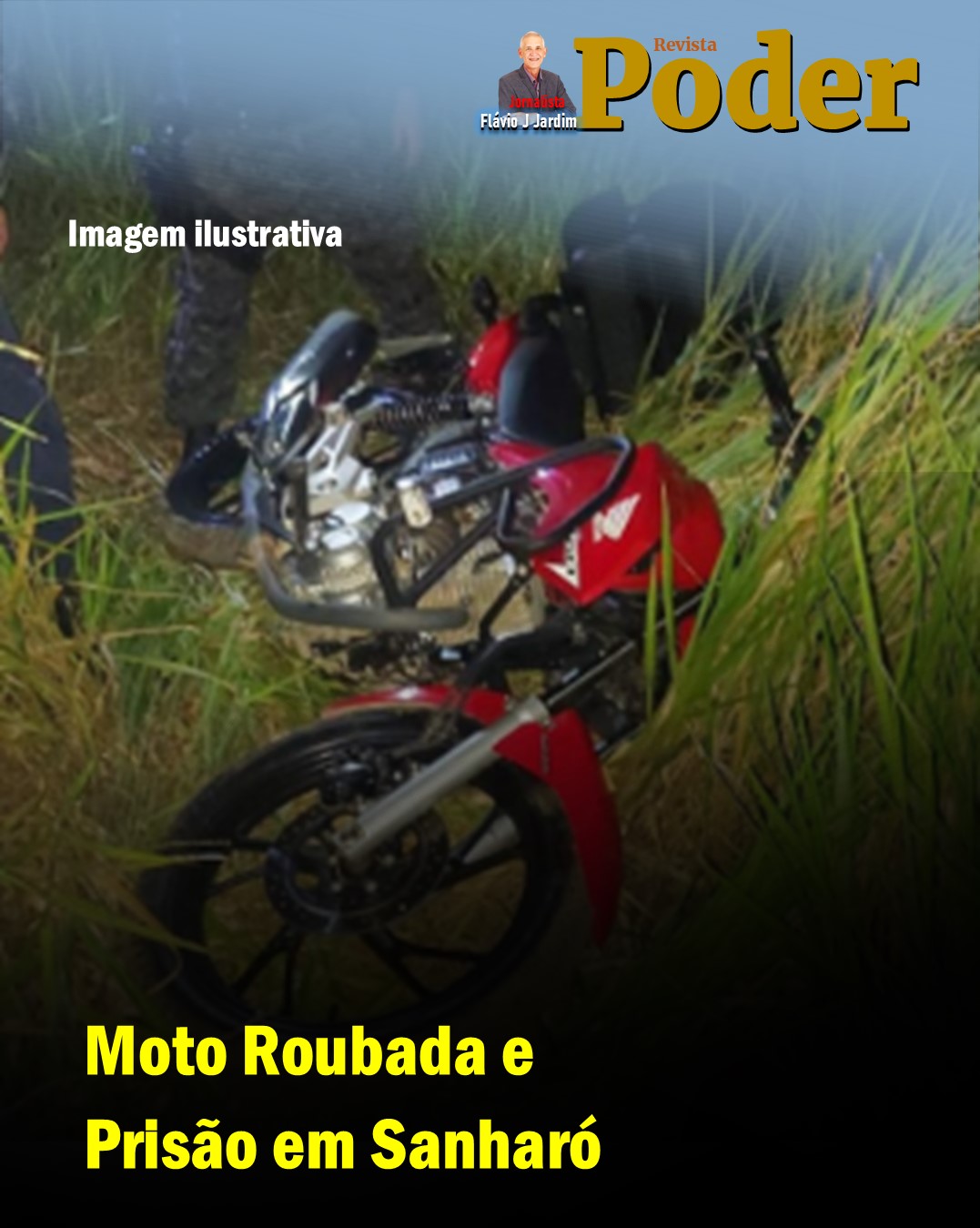 🚔 Moto Roubada e Prisão em Sanharó