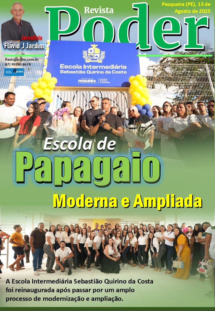 Educação de Pesqueira ganha força com escola renovada em Papagaio, na zona rural