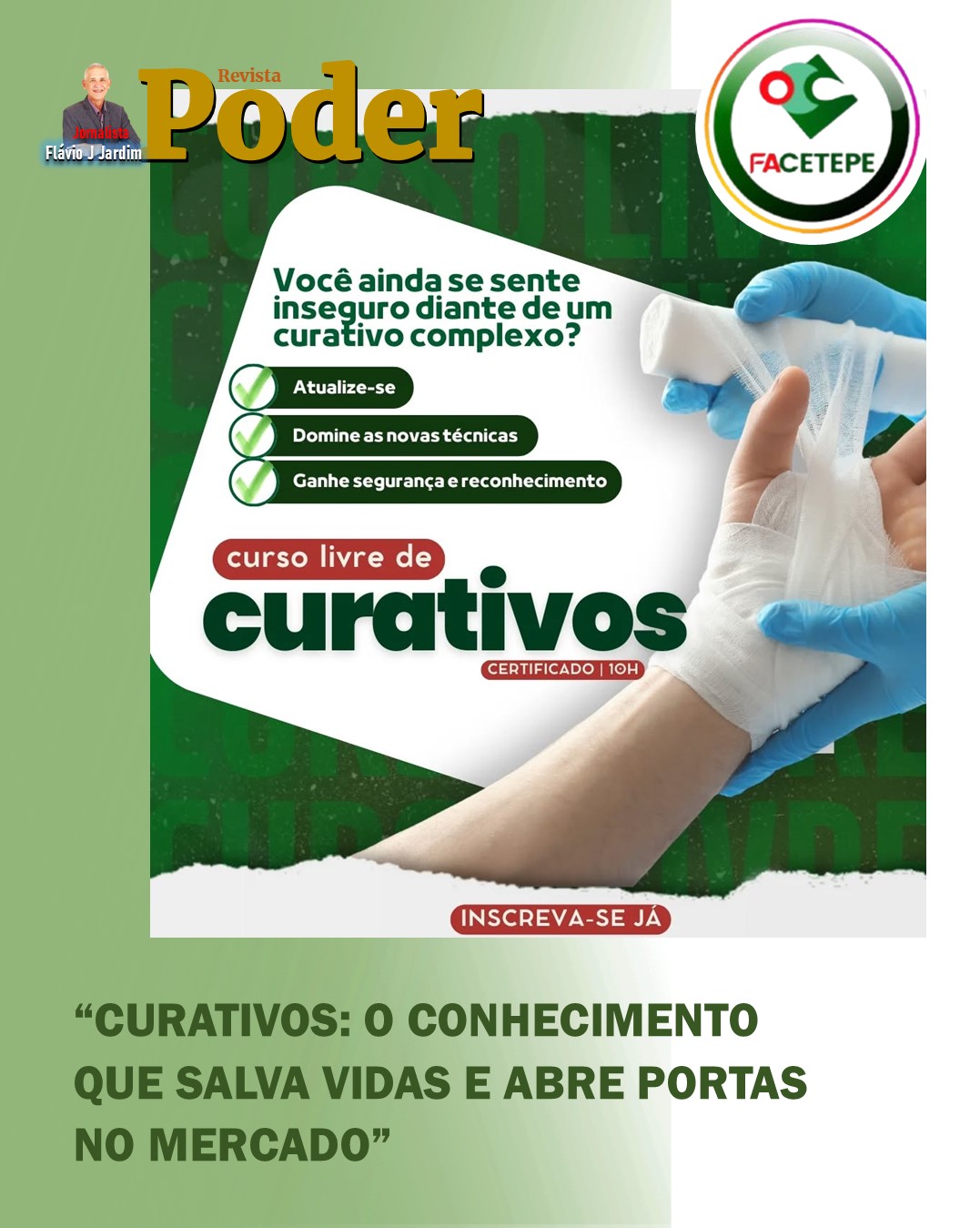 “CURATIVOS: O CONHECIMENTO QUE SALVA VIDAS E ABRE PORTAS NO MERCADO”