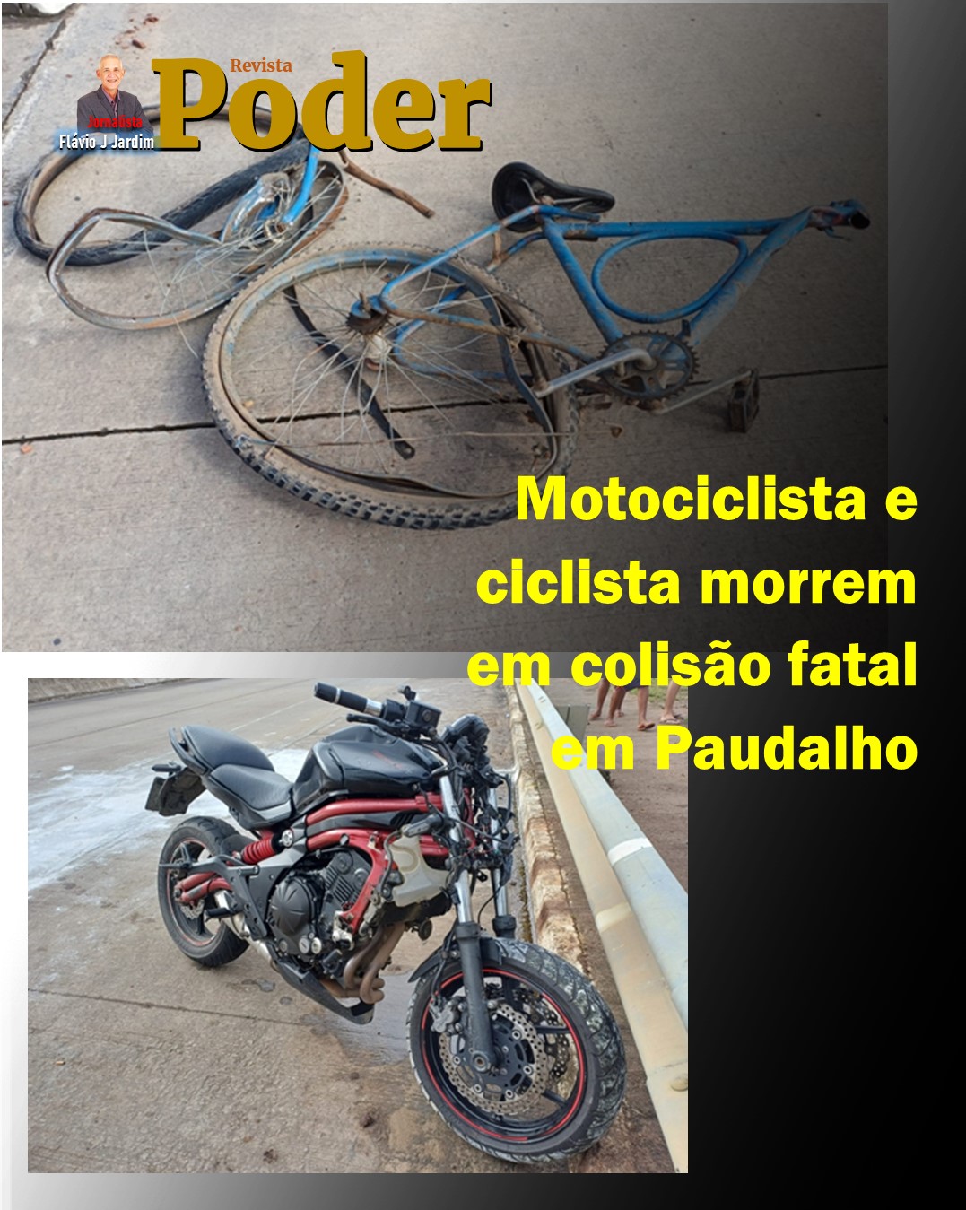 Tragédia na BR-408: Motociclista e ciclista morrem em colisão fatal em Paudalho