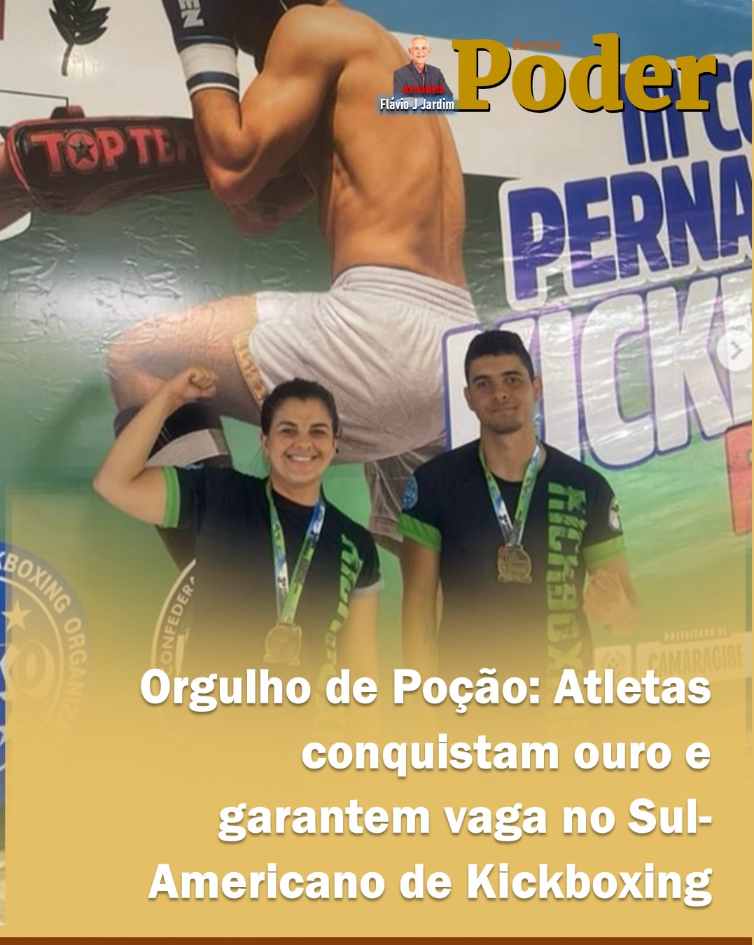 Orgulho de Poção: Atletas conquistam ouro e garantem vaga no Sul-Americano de Kickboxing