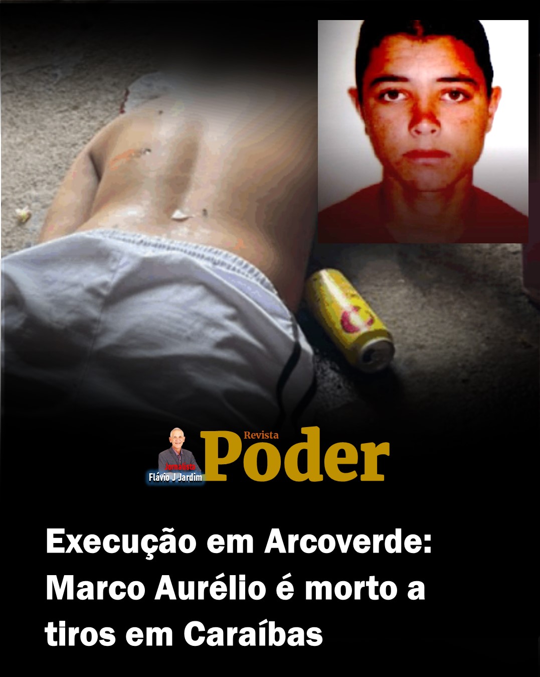 Execução em Arcoverde: Marco Aurélio é morto a tiros em Caraíbas