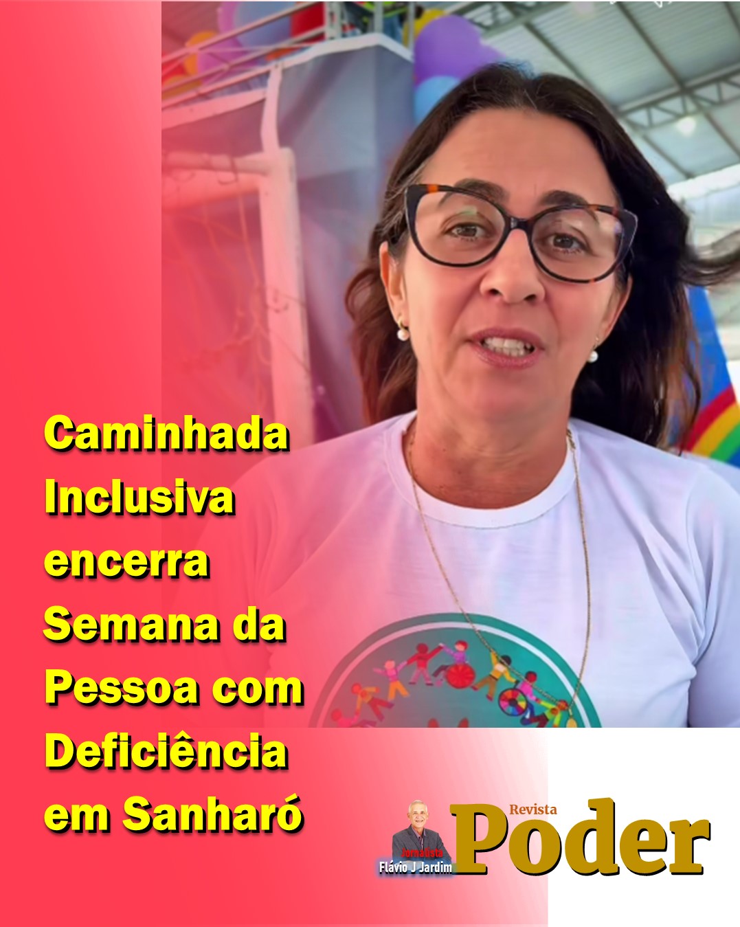 Caminhada Inclusiva encerra Semana da Pessoa com Deficiência em Sanharó
