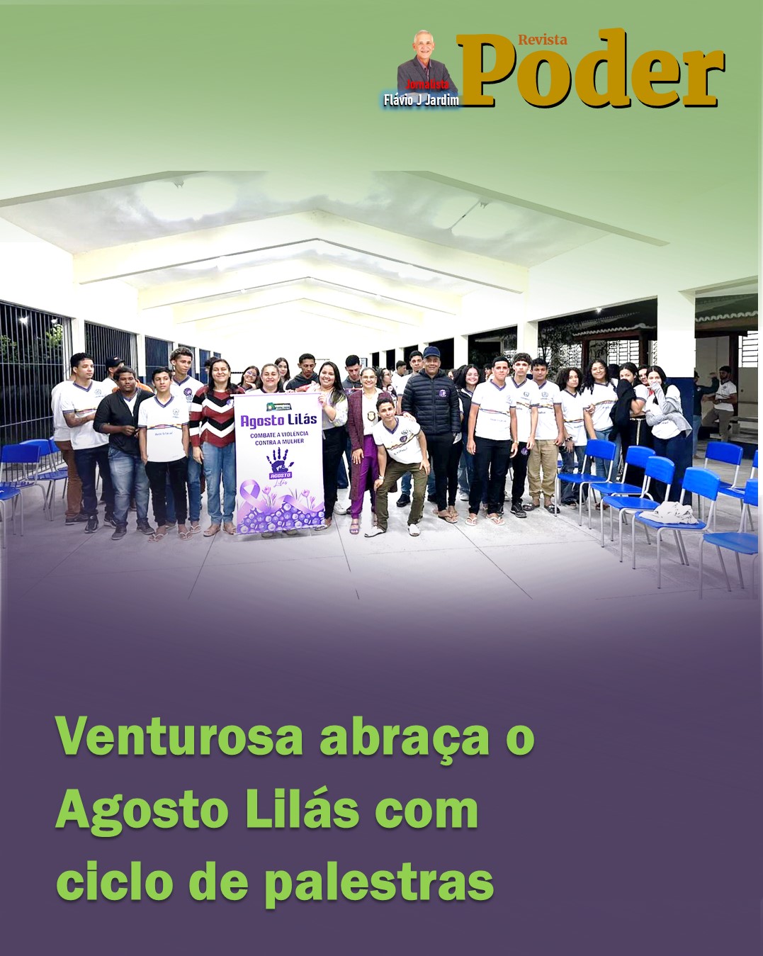 Venturosa abraça o Agosto Lilás com ciclo de palestras