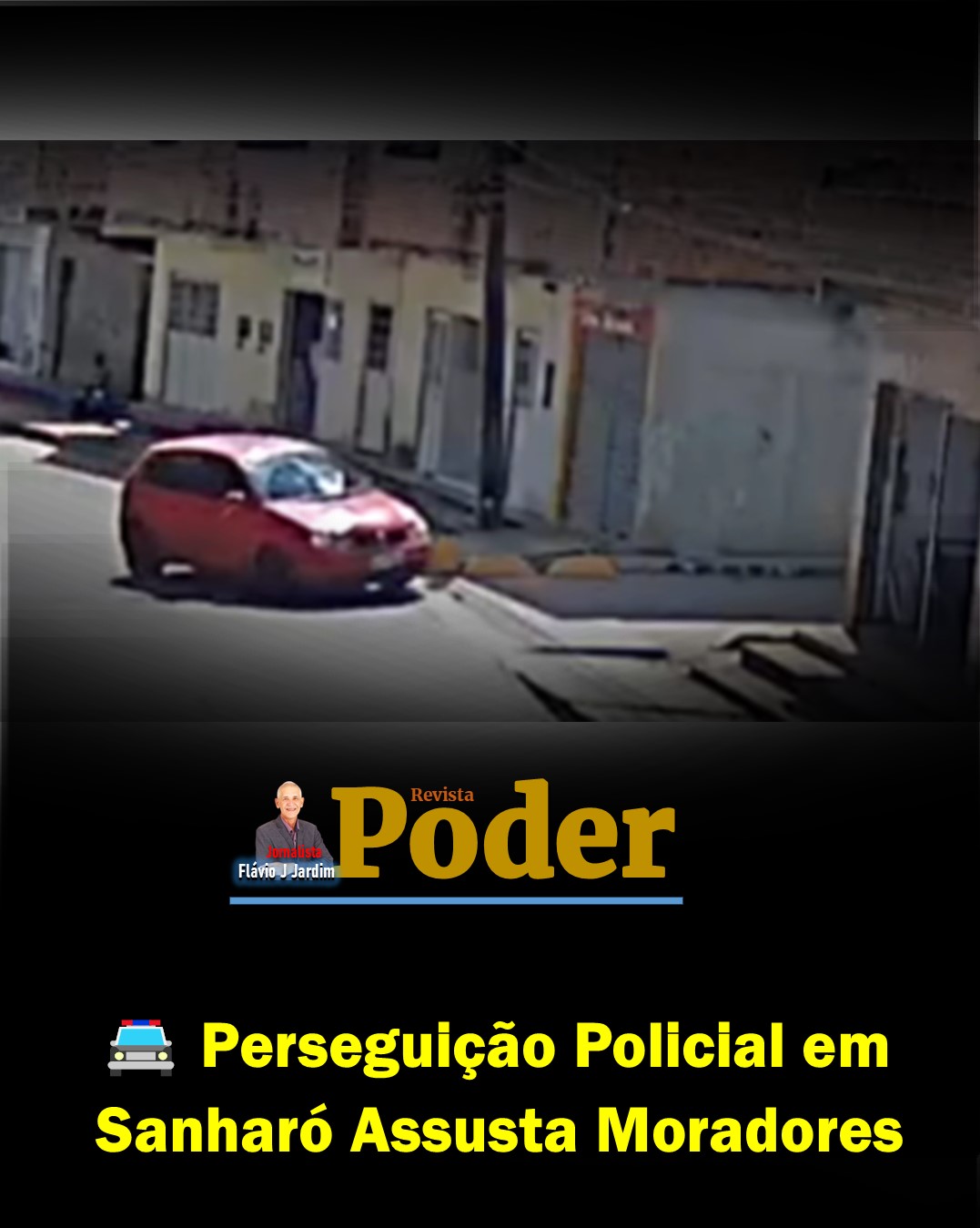 🚔 Perseguição Policial em Sanharó Assusta Moradores